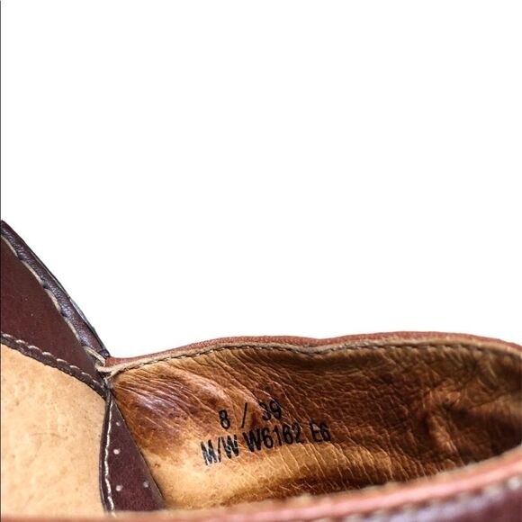 Born Brown Leather Clogs 8 - Picture 9 of 14